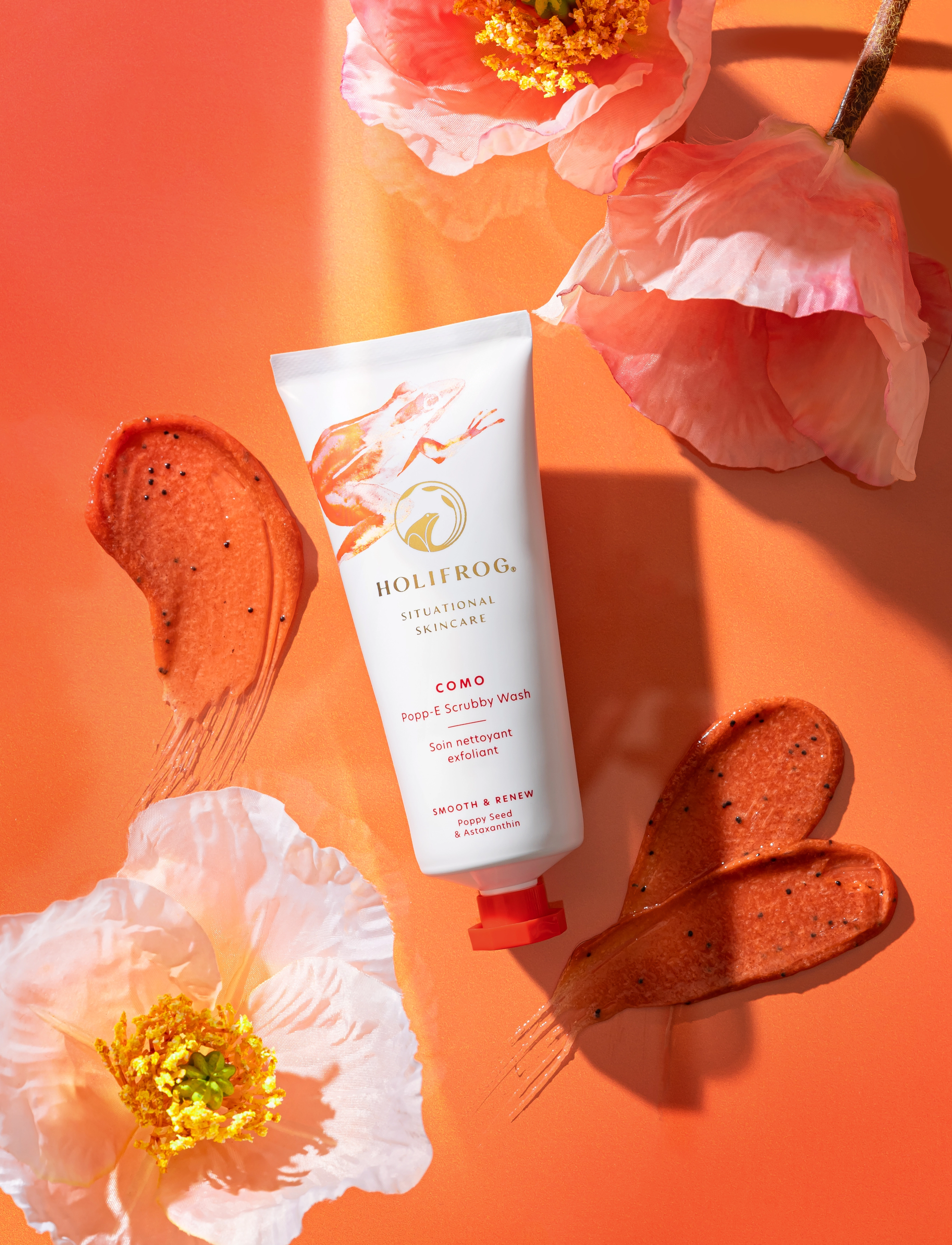 HoliFrog Como Popp-E Renewal Scrubby Wash, 100 ml, Nude, Rengøringsmidler > Ansigtsvask Og Rengøringsmidler, Dame
