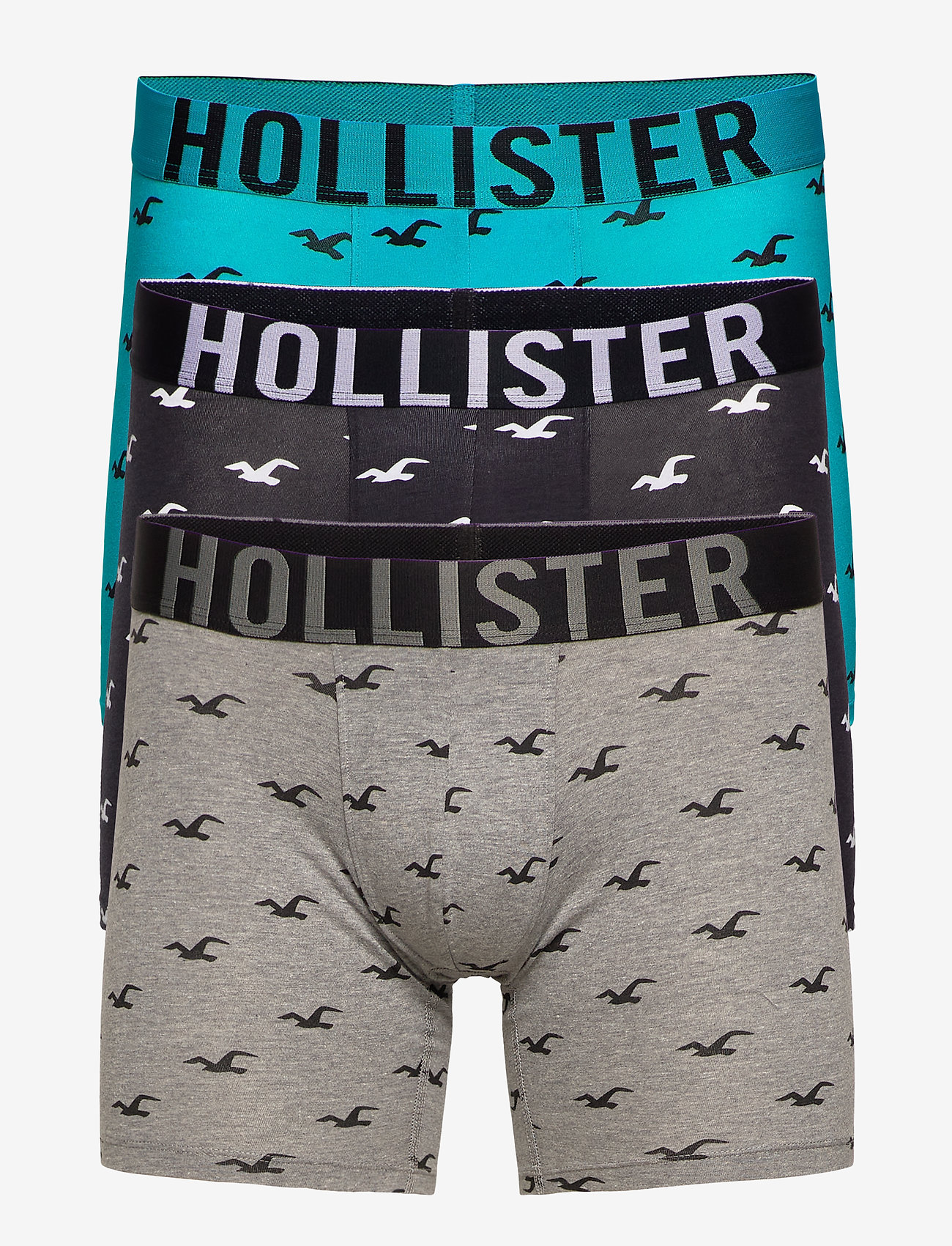Hollister - Longer-Length Trunk - turq pattern - 0