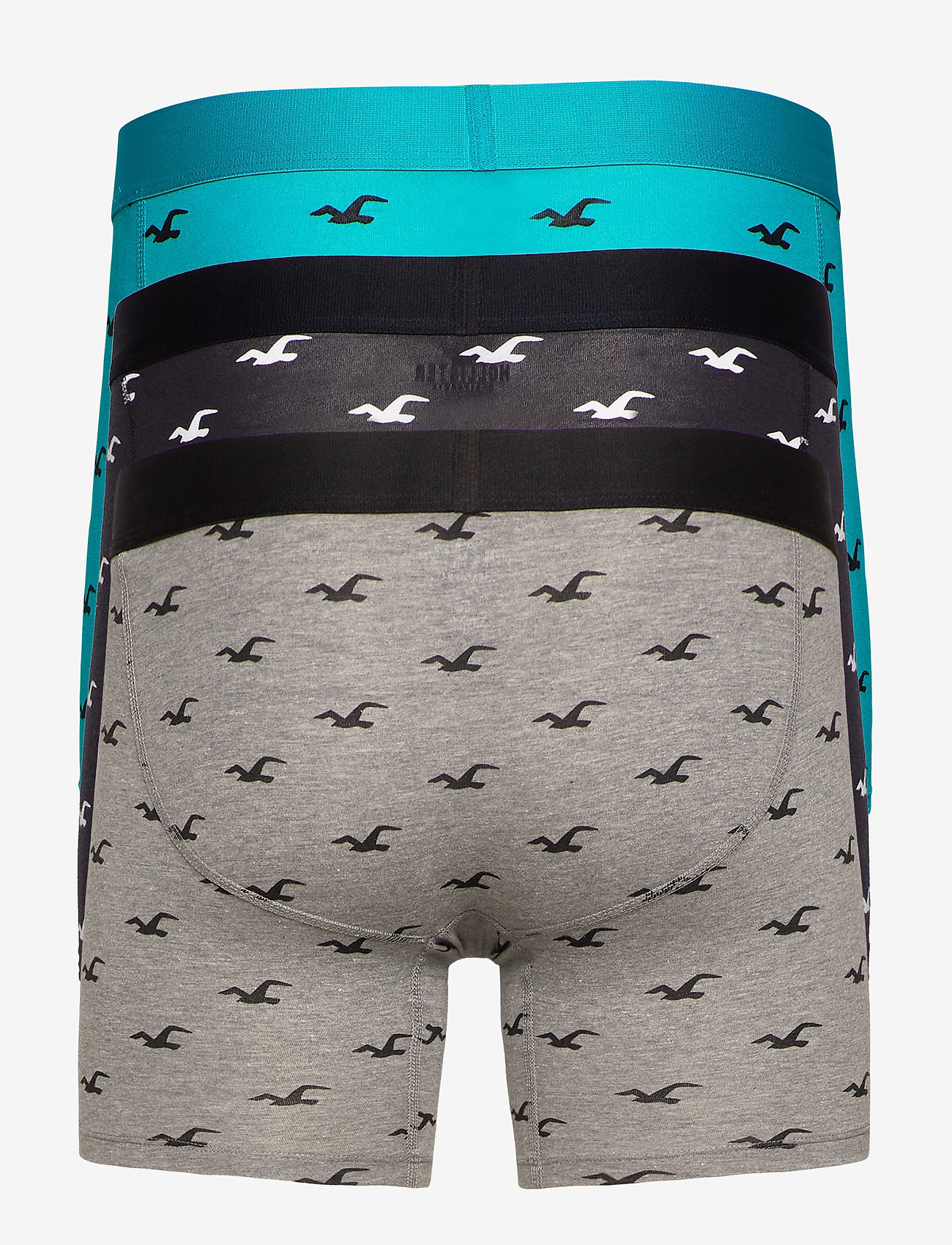 Hollister - Longer-Length Trunk - turq pattern - 1