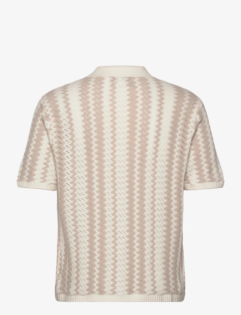 Hollister - HCo. GUYS SWEATERS - stickade pikéer - whisper white/pumice stone - 1