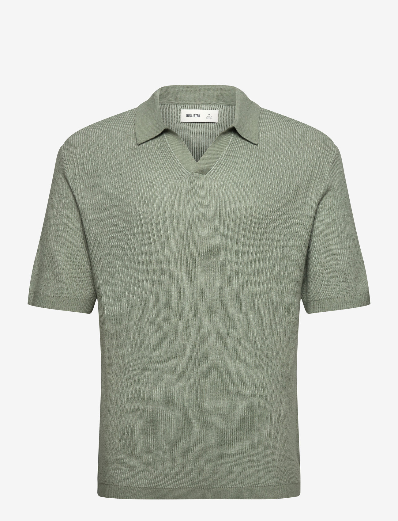 Hollister - HCo. GUYS SWEATERS - polo bolir úr prjónaefni - green stripe - 0