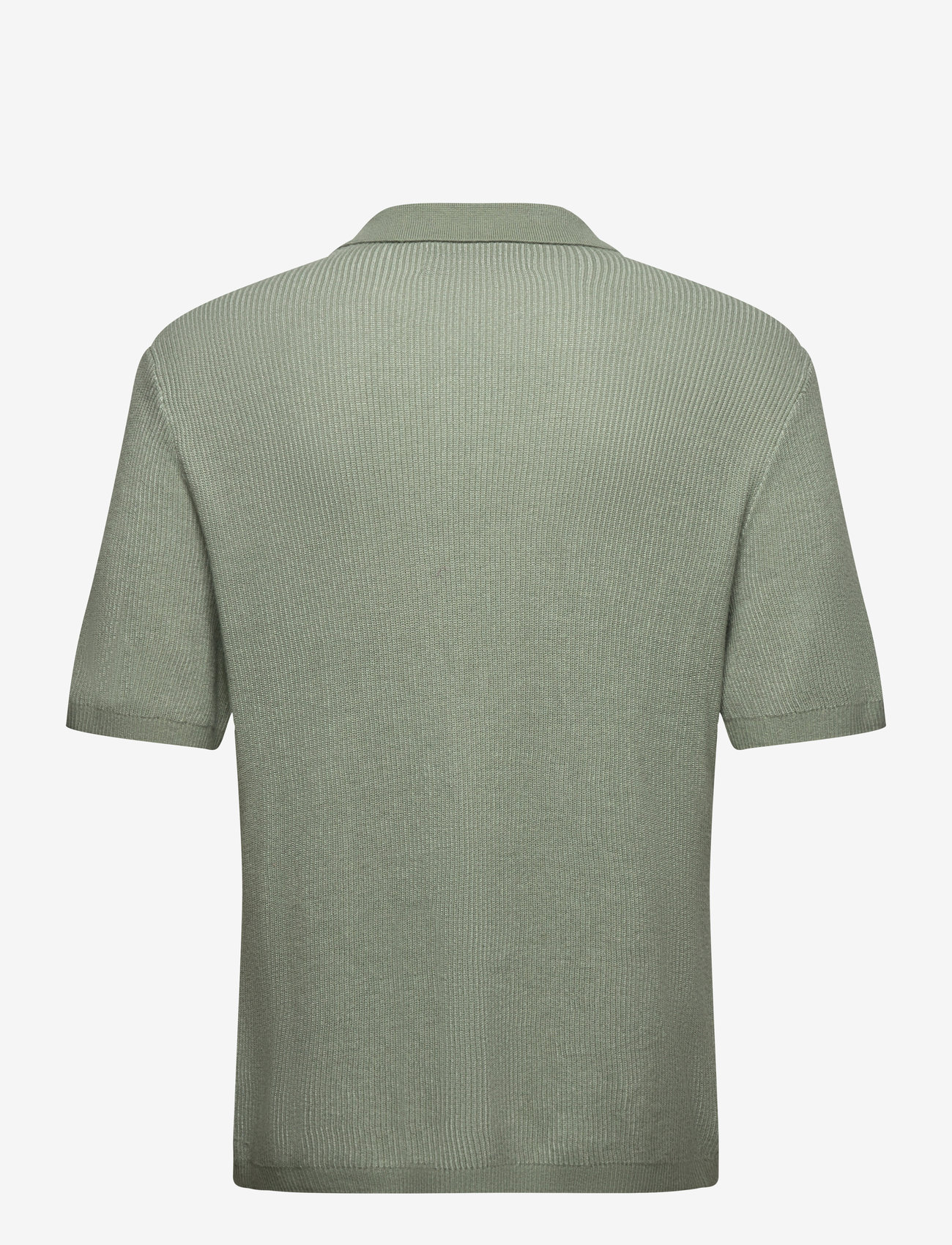 Hollister - HCo. GUYS SWEATERS - polo bolir úr prjónaefni - green stripe - 1