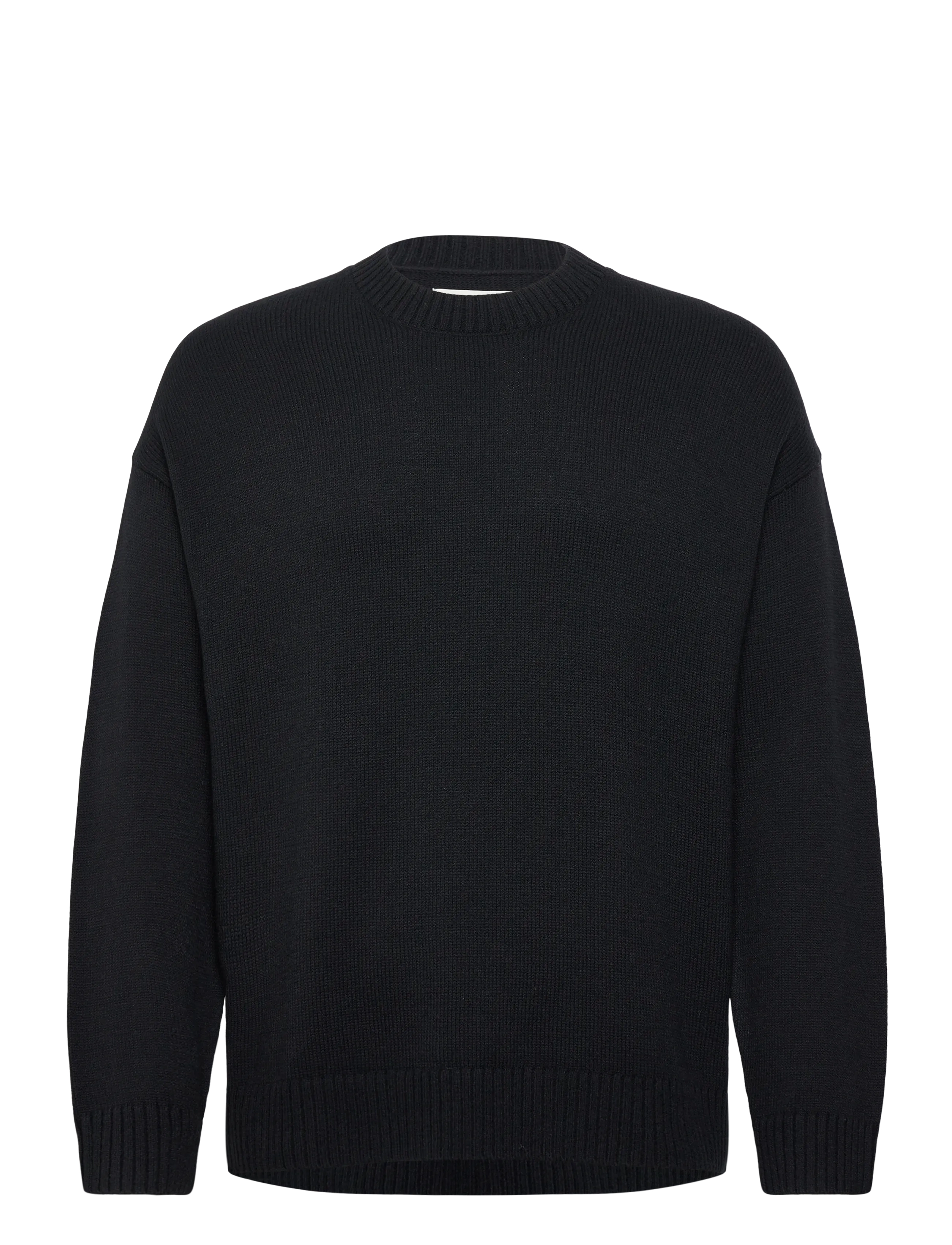 Hollister LONG SLEEVE JERSEY CREW - Hollister - 901 / black