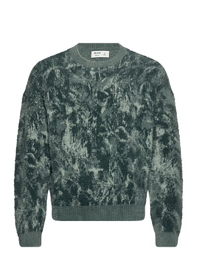 Hollister FUZZY CREW - Sweatshirts - 309 / green