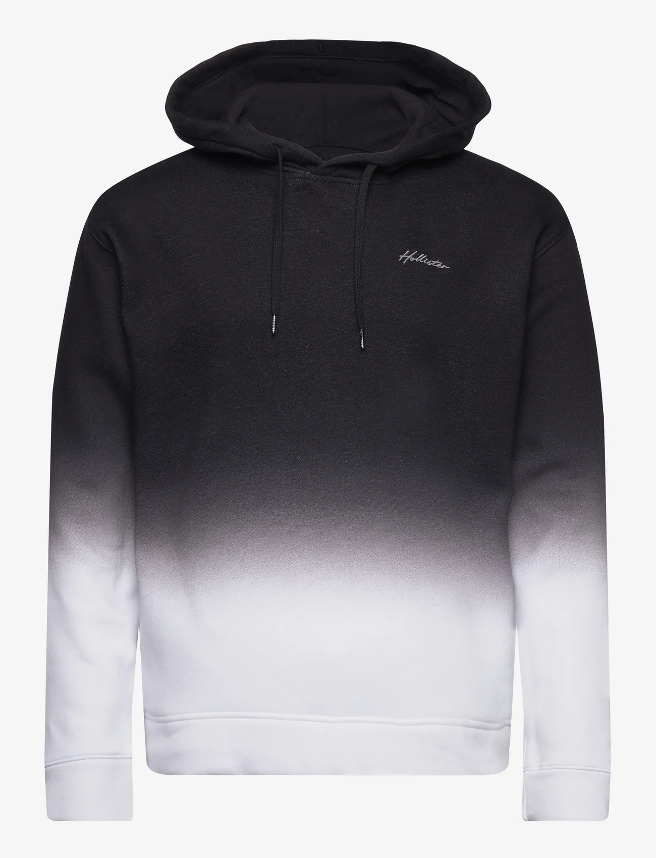 Hollister - HCo. GUYS SWEATSHIRTS - hoodies - black to white - 0