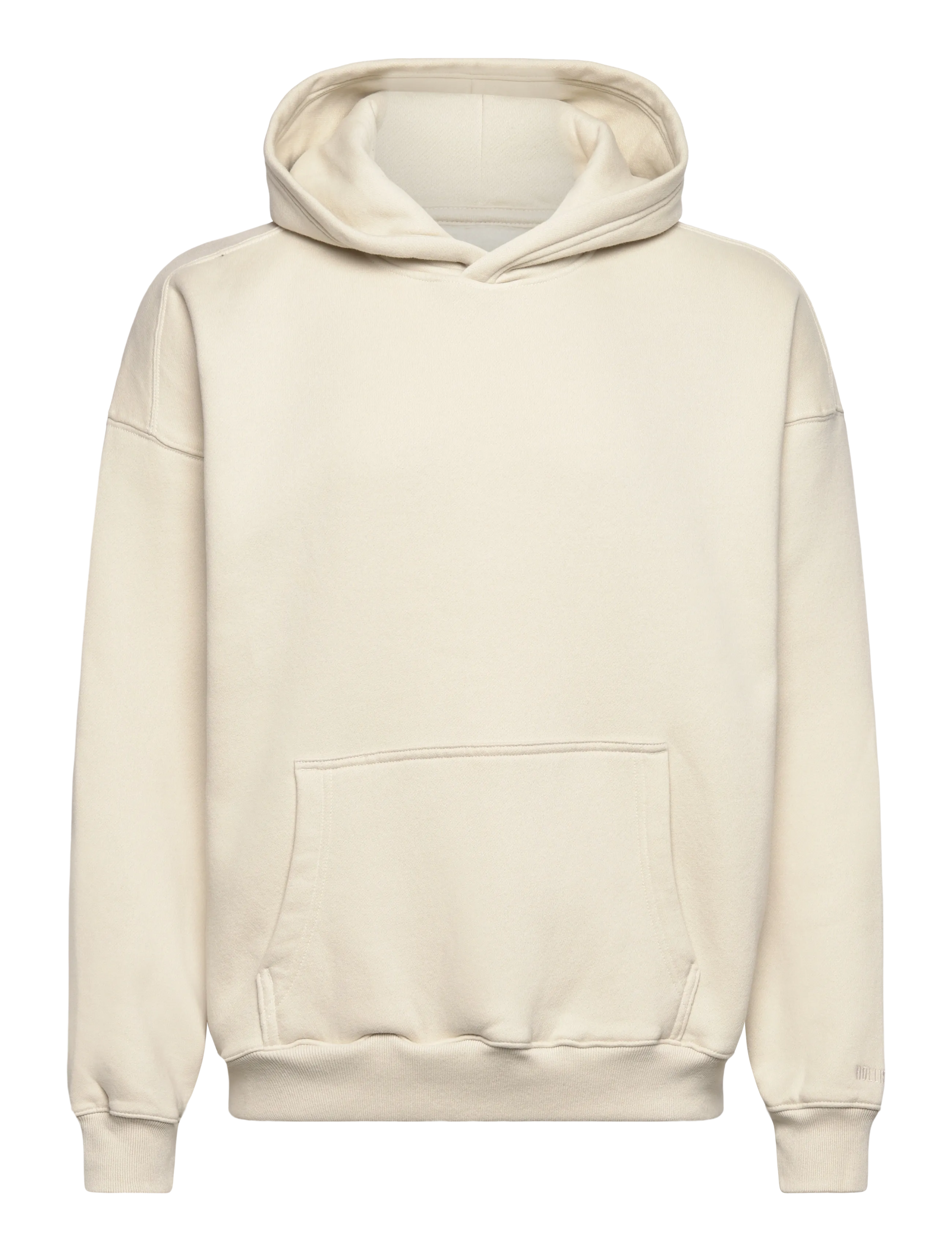 Hollister Boxy Popover, Mænd, Boxy Hættetrøje, Cream, Str: M