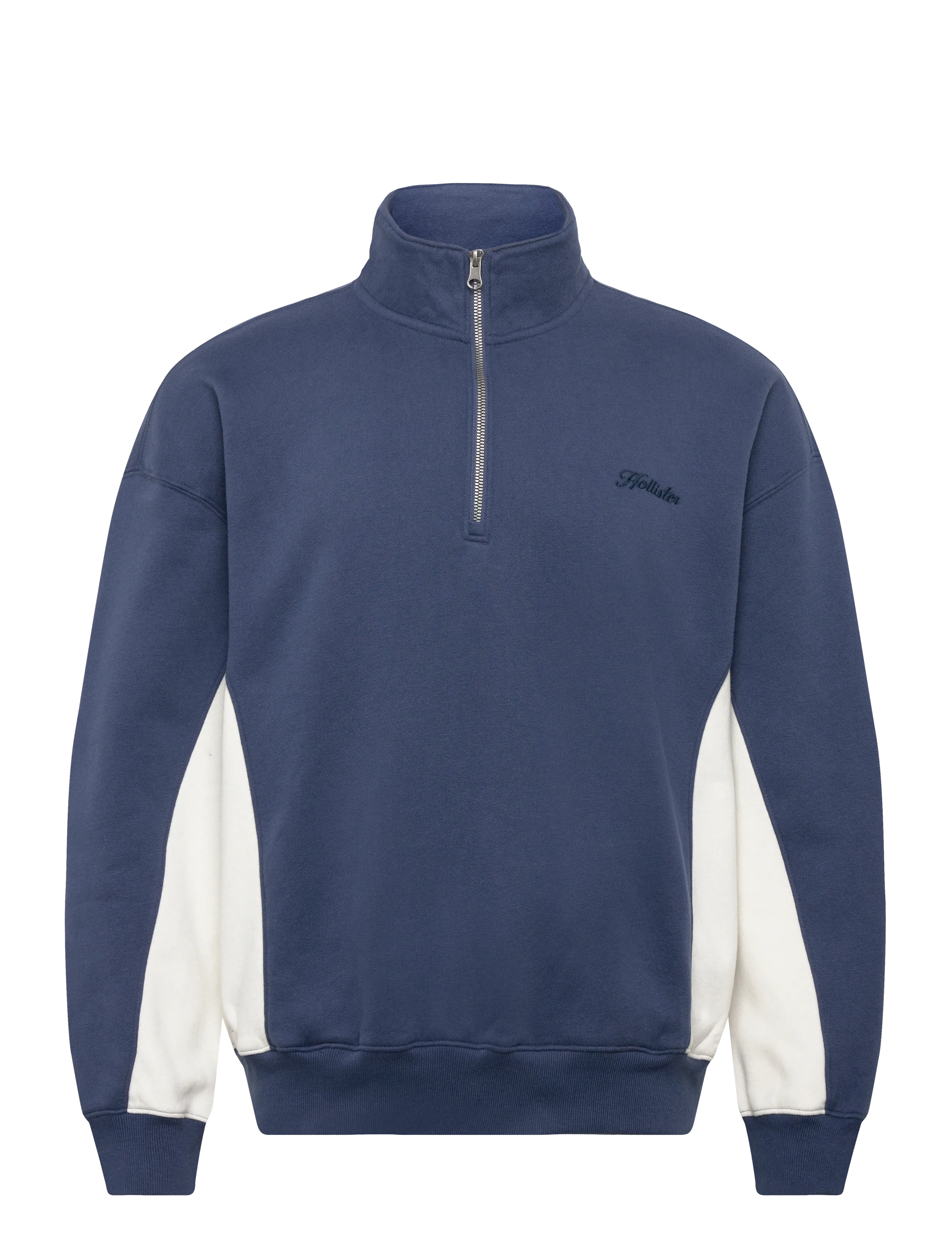 Hollister MIN LOGO BOXY QUATERZIP - Dressipluusid - 200 / navy