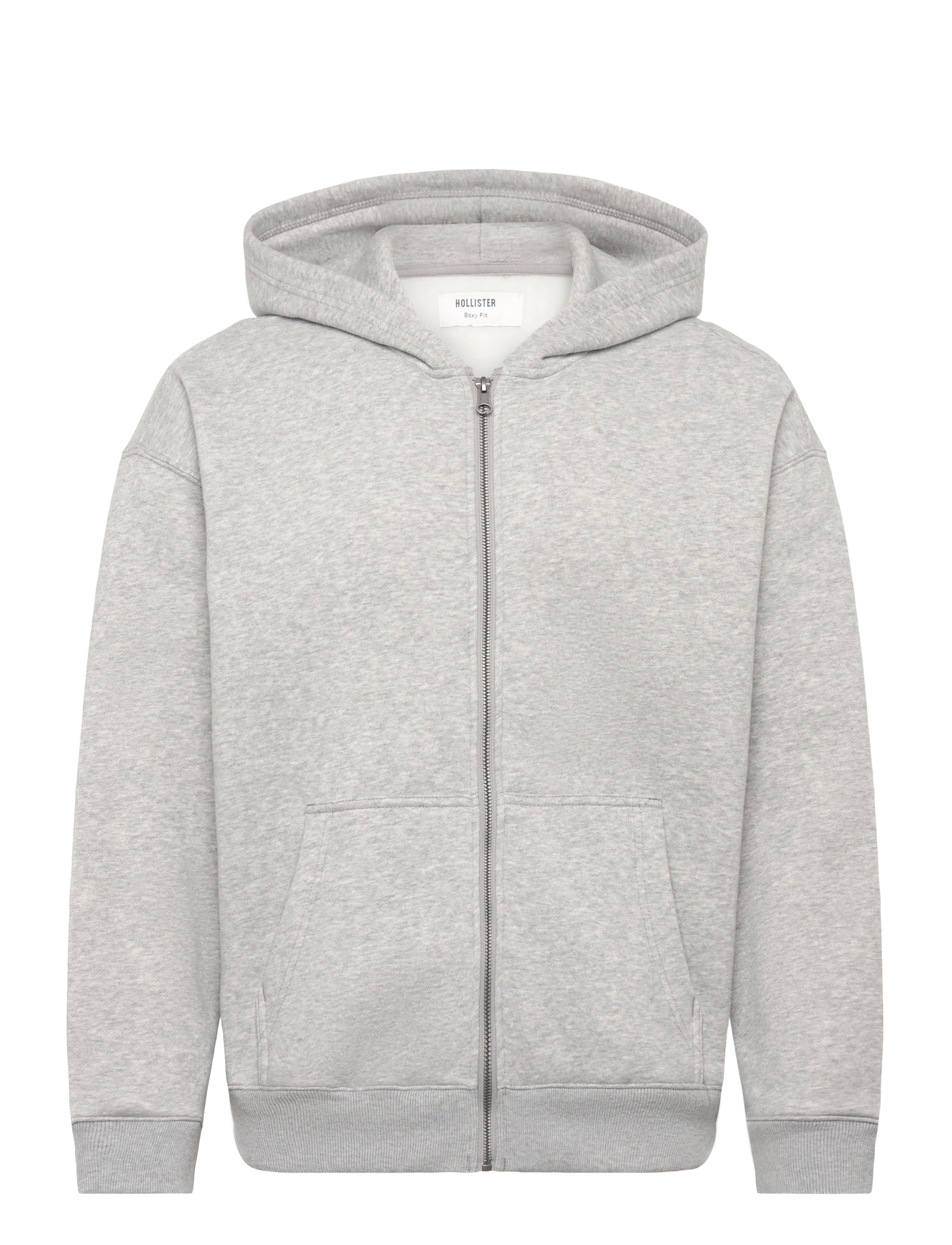 Hollister BOXY FULLZIP - Dressipluusid - 122 / grey