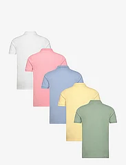 Hollister - HCo. GUYS KNITS - short-sleeved polos - white/pink/yellow/blue/green - 1