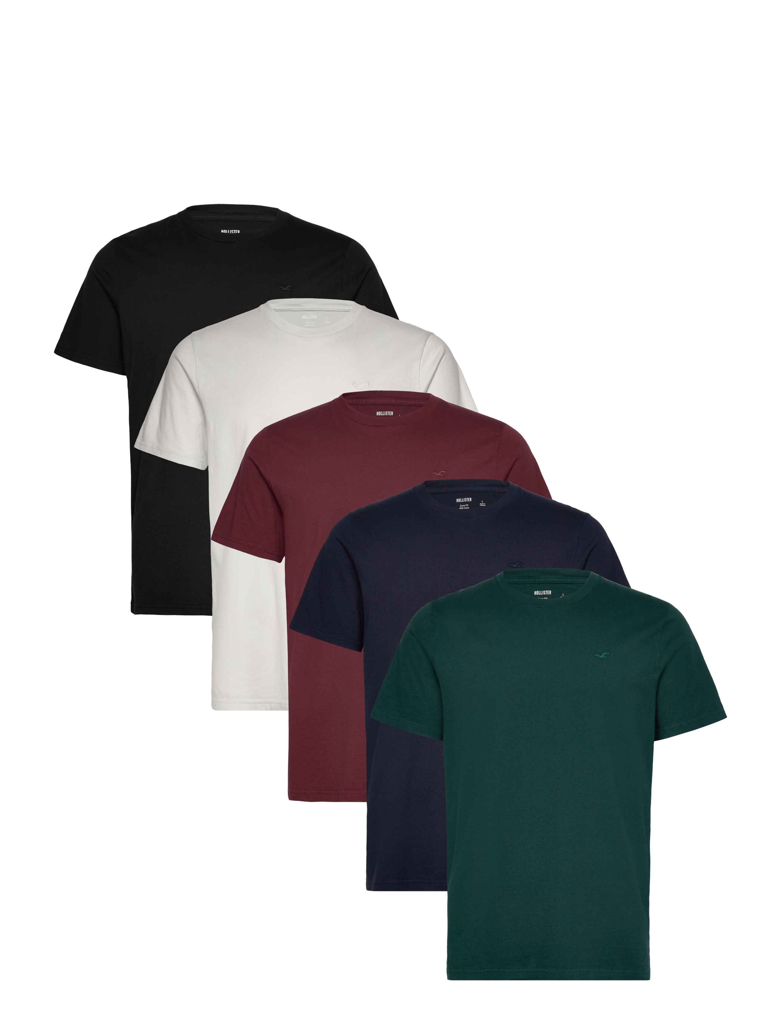 Hollister ICON T SHIRT 5 PACK - Kleidung - 5 PK / multi
