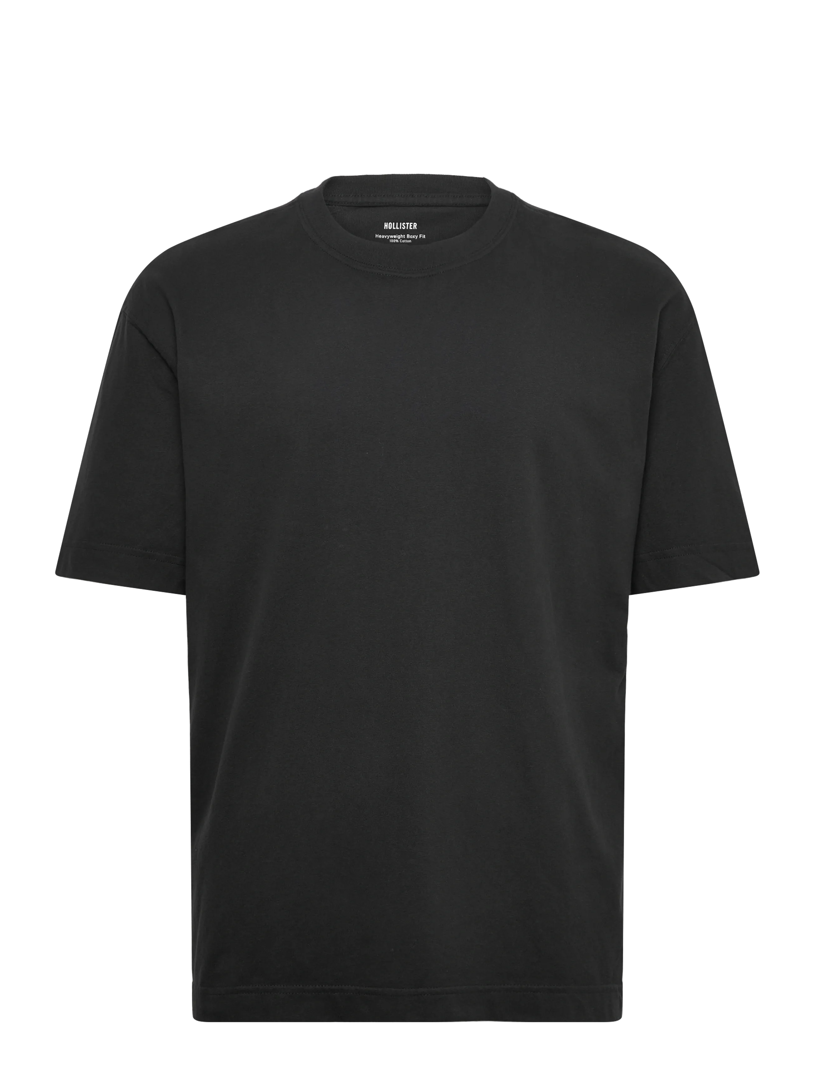 Hollister HEAVY WEIGHT BOXY T SHIRT - Hollister - 900 / black