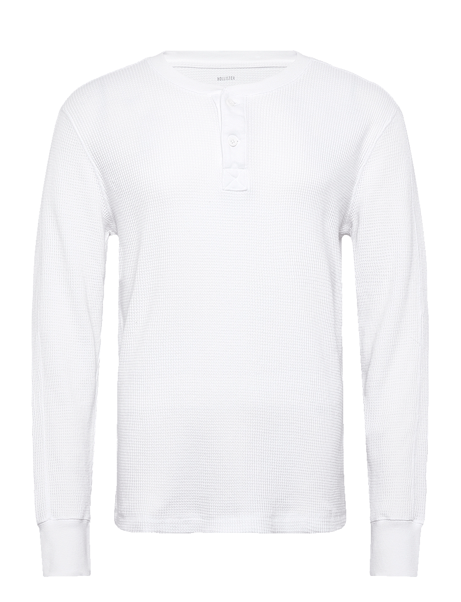 Hollister - THERMAL HENLEY - langärmelig - 100 - 0