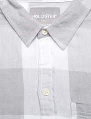 Hollister - HCo. GUYS WOVENS - ruudulised särgid - light grey check - 2