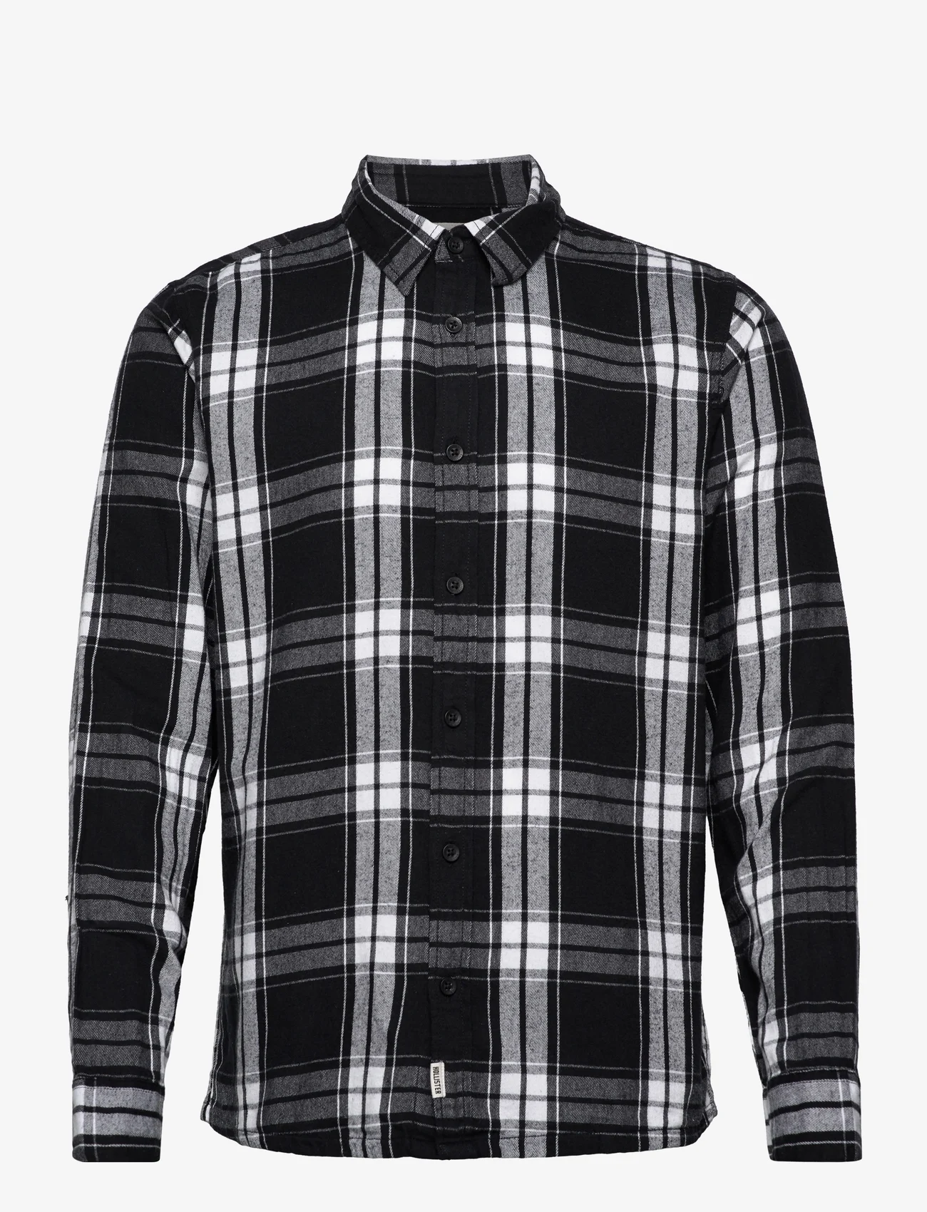 Hollister - HCo. GUYS WOVENS - checkered shirts - black plaid - 0