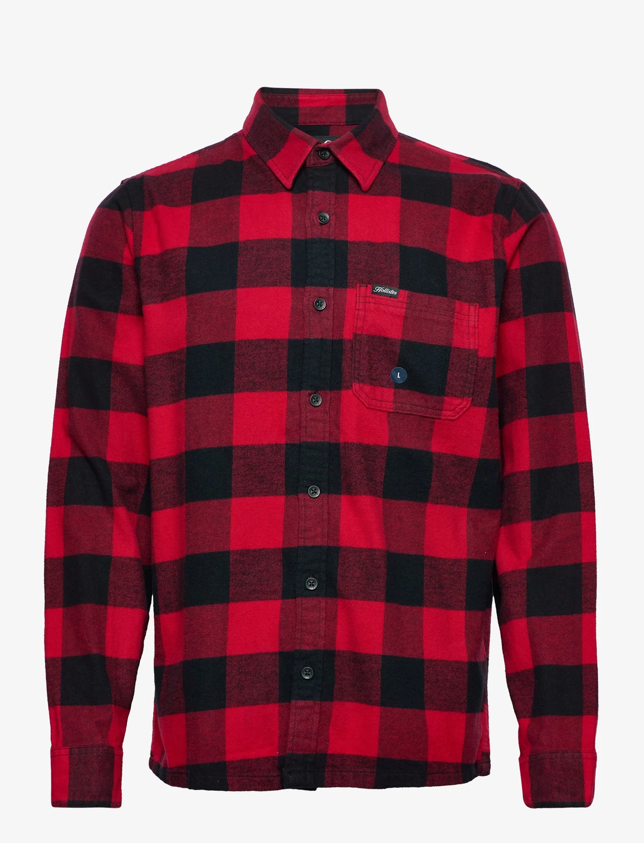 Hollister - HCo. GUYS WOVENS - koszule w kratkę - red/ black buffalo - 0