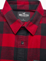 Hollister - HCo. GUYS WOVENS - karierte hemden - red/ black buffalo - 2