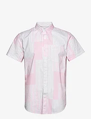 Hollister - HCo. GUYS WOVENS - kortermede skjorter - pink patchwork stripe - 0