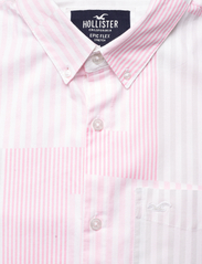 Hollister - HCo. GUYS WOVENS - kortermede skjorter - pink patchwork stripe - 2