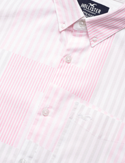 Hollister - HCo. GUYS WOVENS - kortermede skjorter - pink patchwork stripe - 3