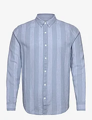 Hollister - HCo. GUYS WOVENS - linen shirts - blue stripe - 0