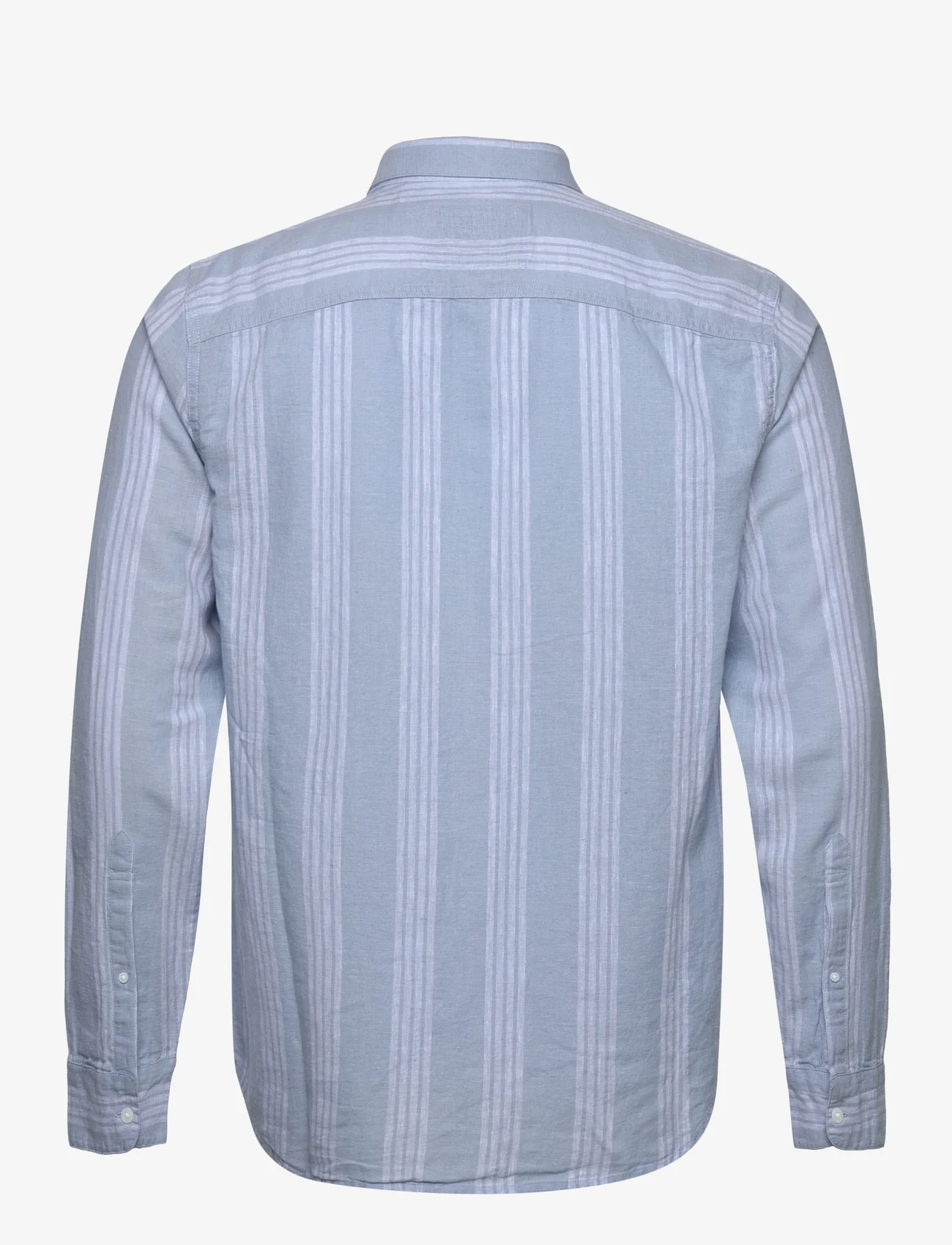 Hollister - HCo. GUYS WOVENS - linen shirts - blue stripe - 1