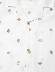 Hollister - HCo. GUYS WOVENS - kortärmade skjortor - brilliant white pattern - 2