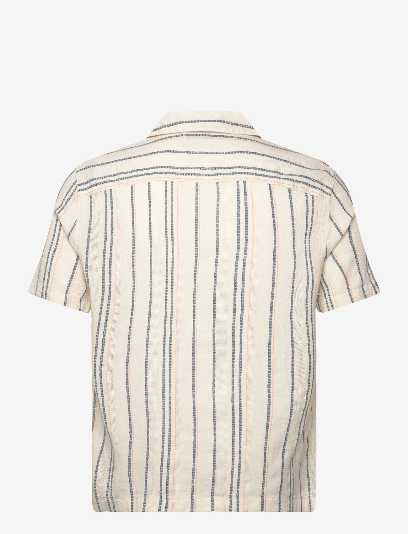 Hollister - HCo. GUYS WOVENS - hørskjorter - sydney stripe cream - 1