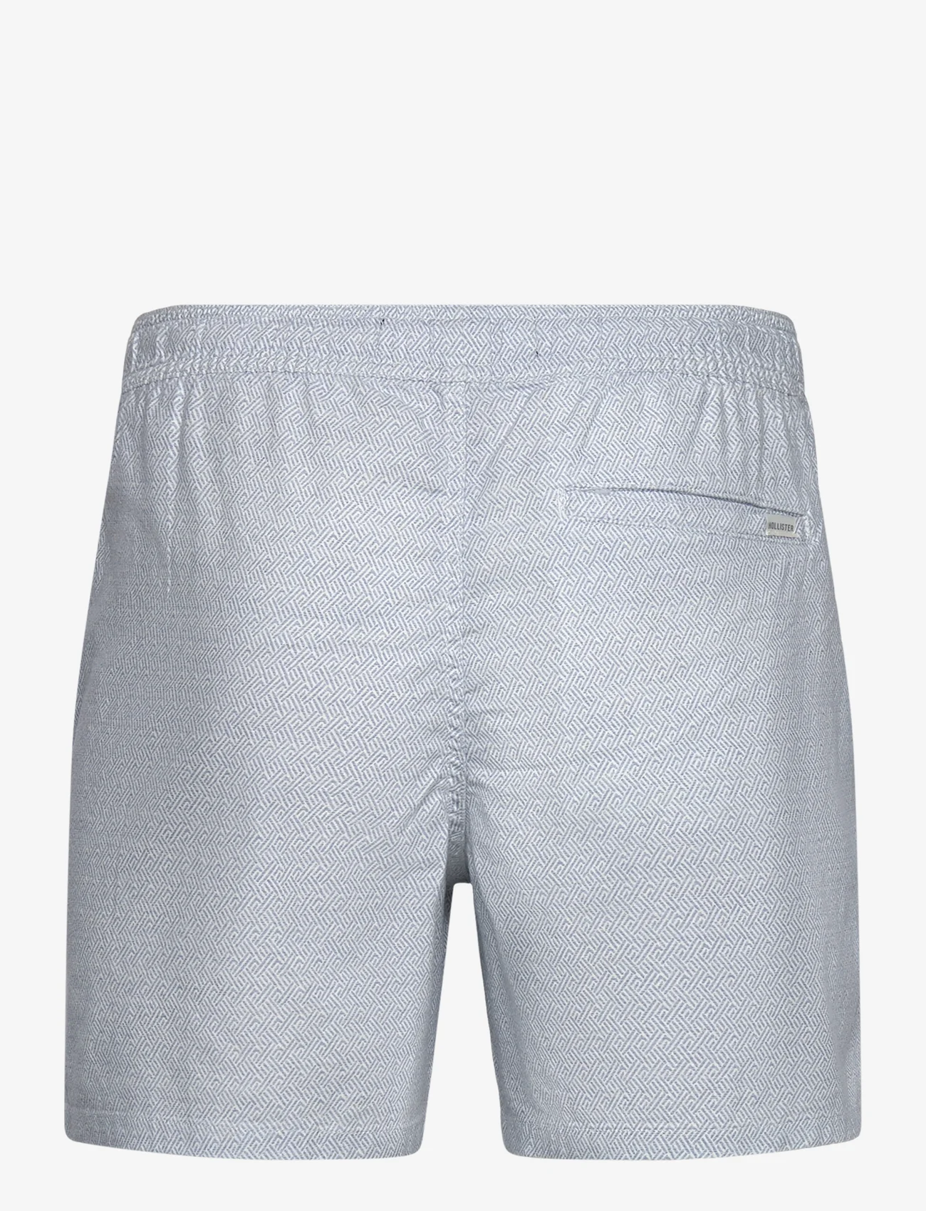 Hollister - HCo. GUYS SHORTS - chinos shorts - blue textural print - 1