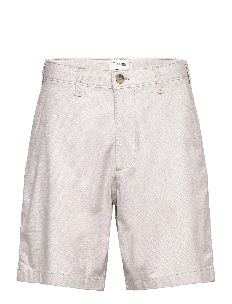 Hollister - HCo. GUYS SHORTS - linneshorts - peyote x brilliant white zig zag - 0