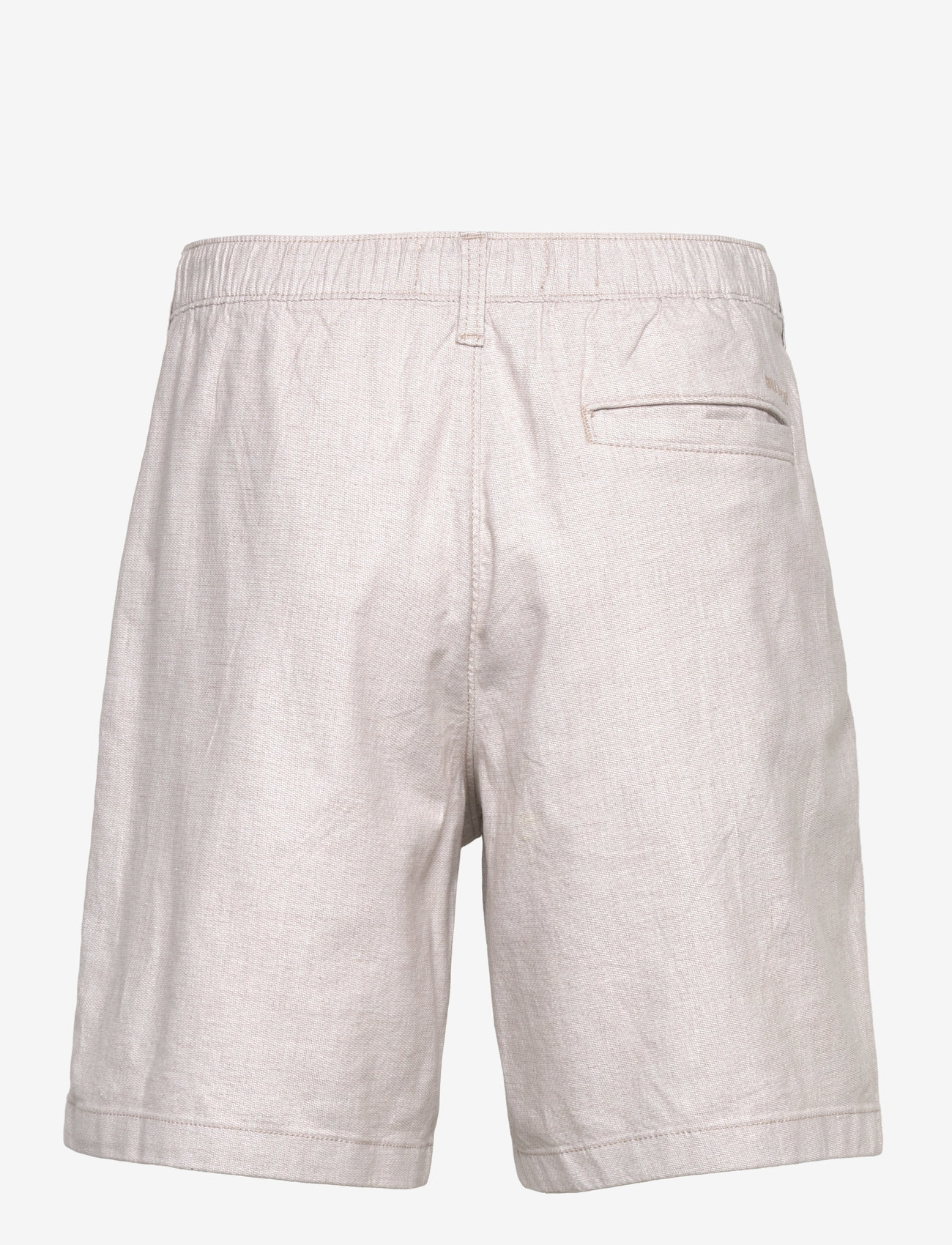 Hollister - HCo. GUYS SHORTS - linen shorts - peyote x brilliant white zig zag - 1