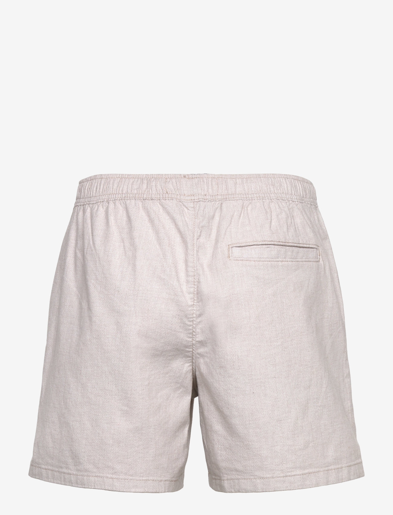 Hollister - HCo. GUYS SHORTS - hørshorts - dune x white zig zag - 1