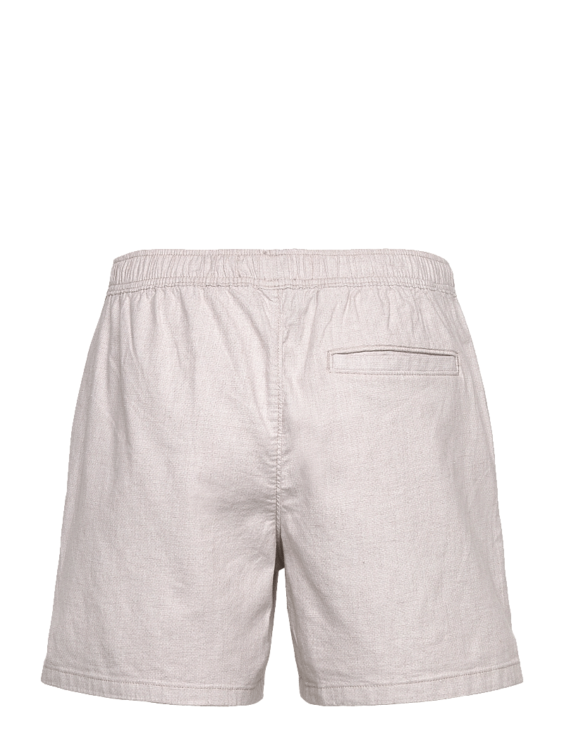Hollister - HCo. GUYS SHORTS - hørshorts - dune x white zig zag - 1