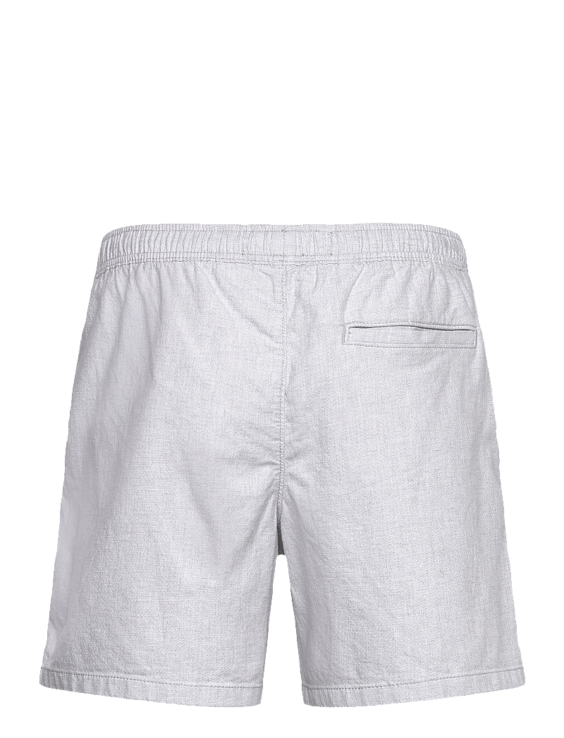 Hollister - HCo. GUYS SHORTS - linen shorts - monument x white zig zag - 1