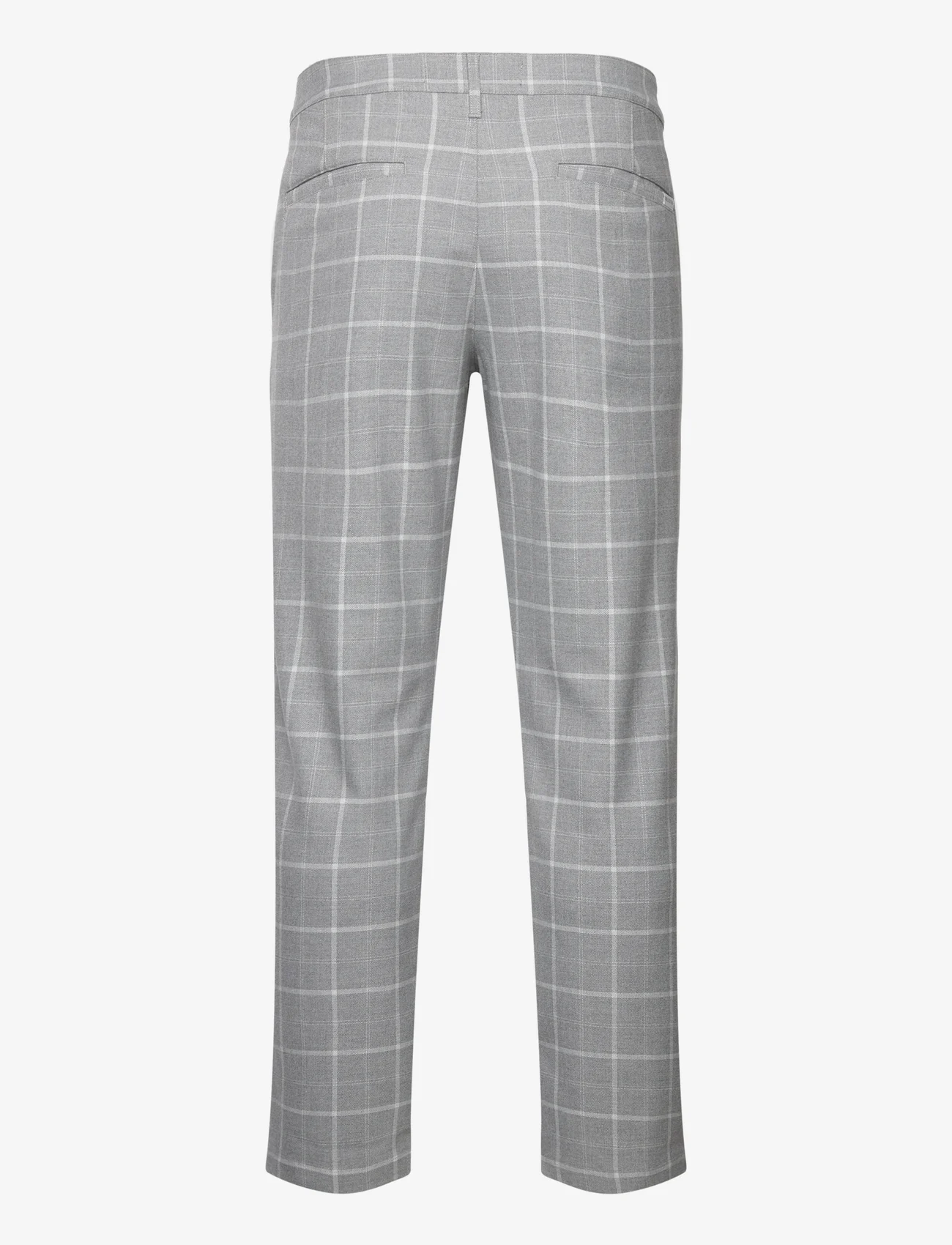 Hollister - HCo. GUYS PANTS - kostiumo kelnės - grey plaid - 1