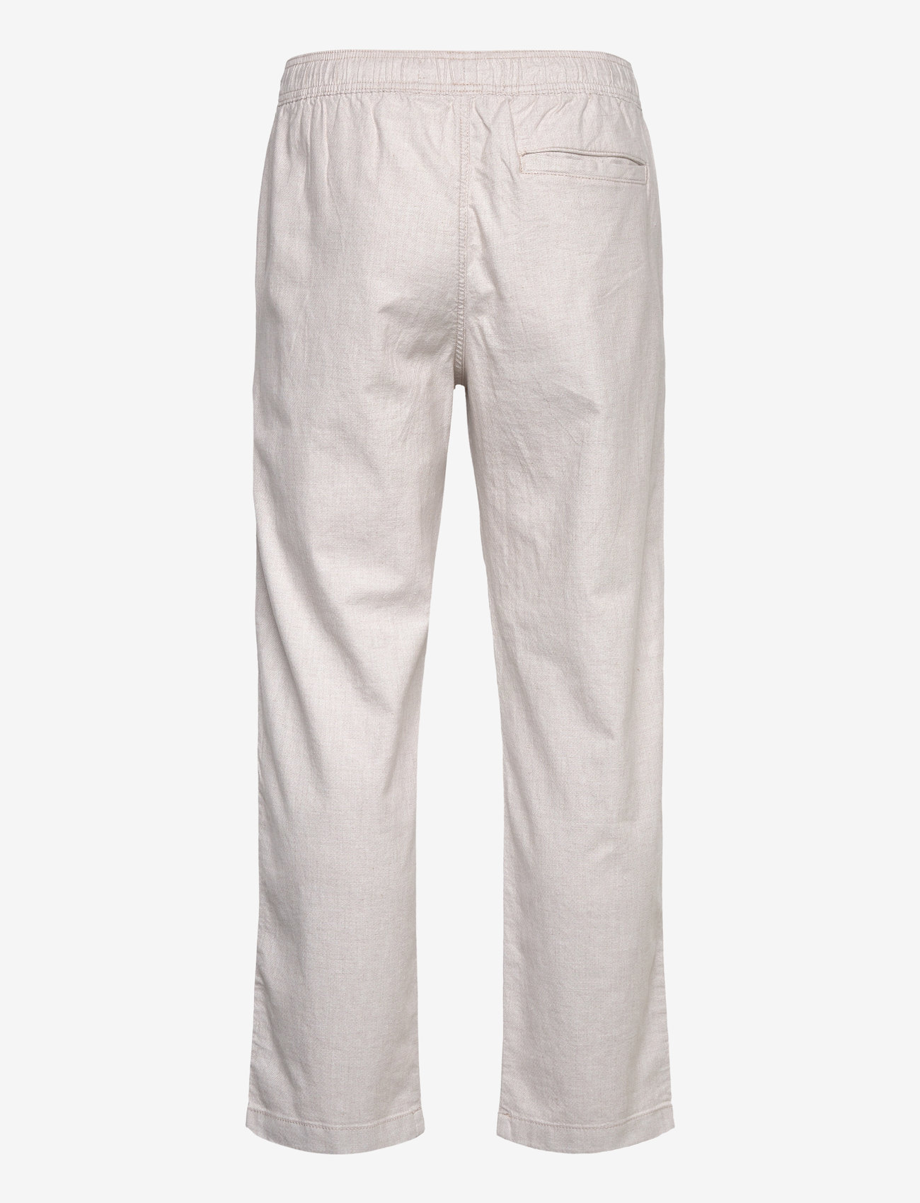 Hollister - HCo. GUYS PANTS - linen trousers - natural zig zag texture - 1