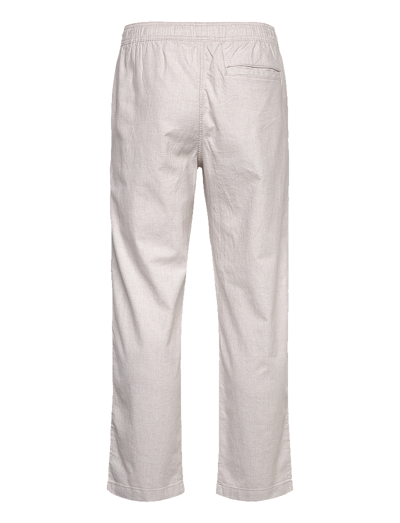 Hollister - HCo. GUYS PANTS - linen trousers - natural zig zag texture - 1