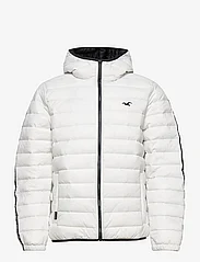 White hollister puffer jacket on sale