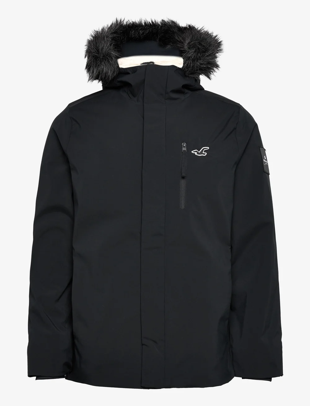 Hollister fur top lined parka