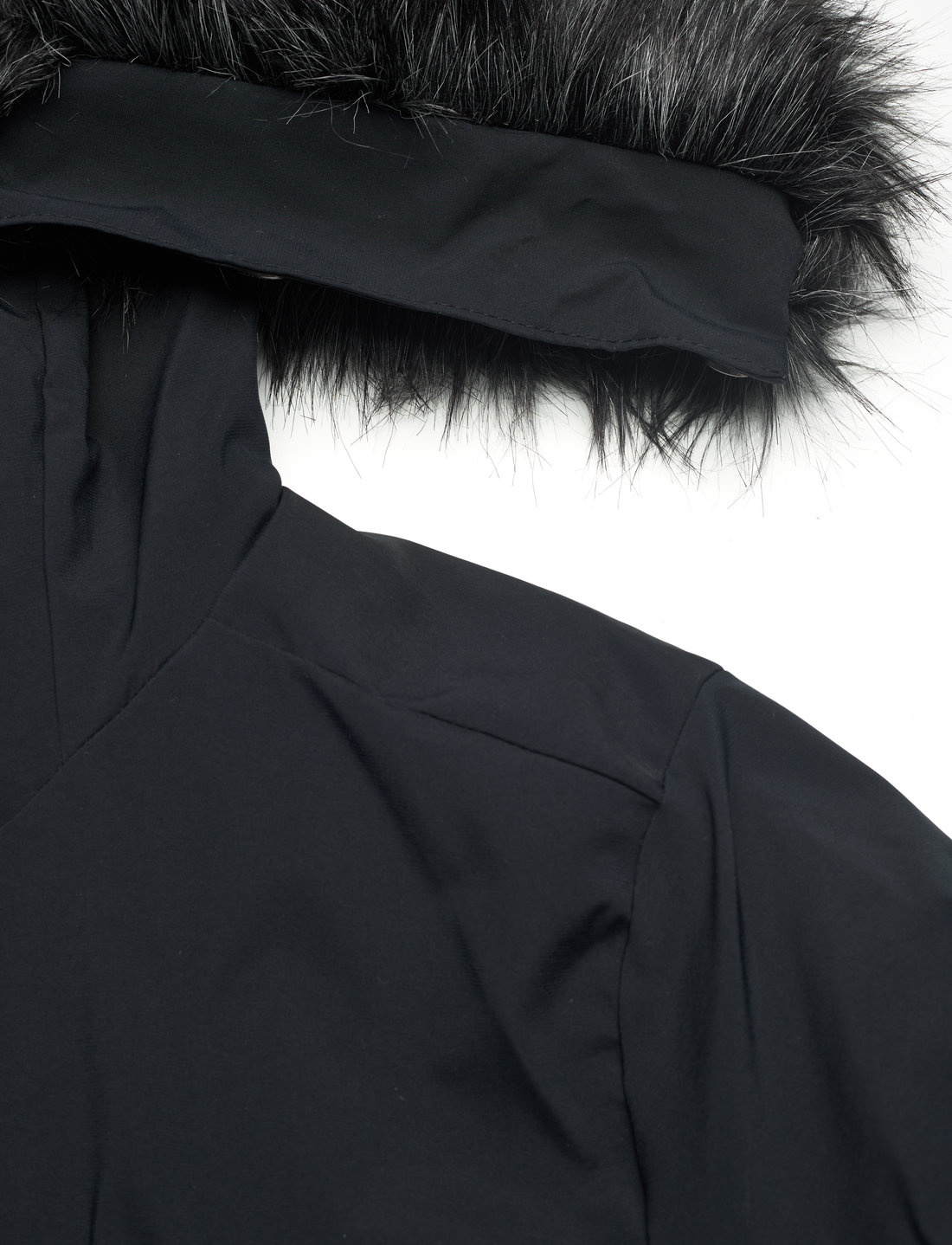 Hollister jacket with fur hood deals