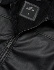 Hollister - HCo. GUYS OUTERWEAR - pavasara jakas - black leather - 2