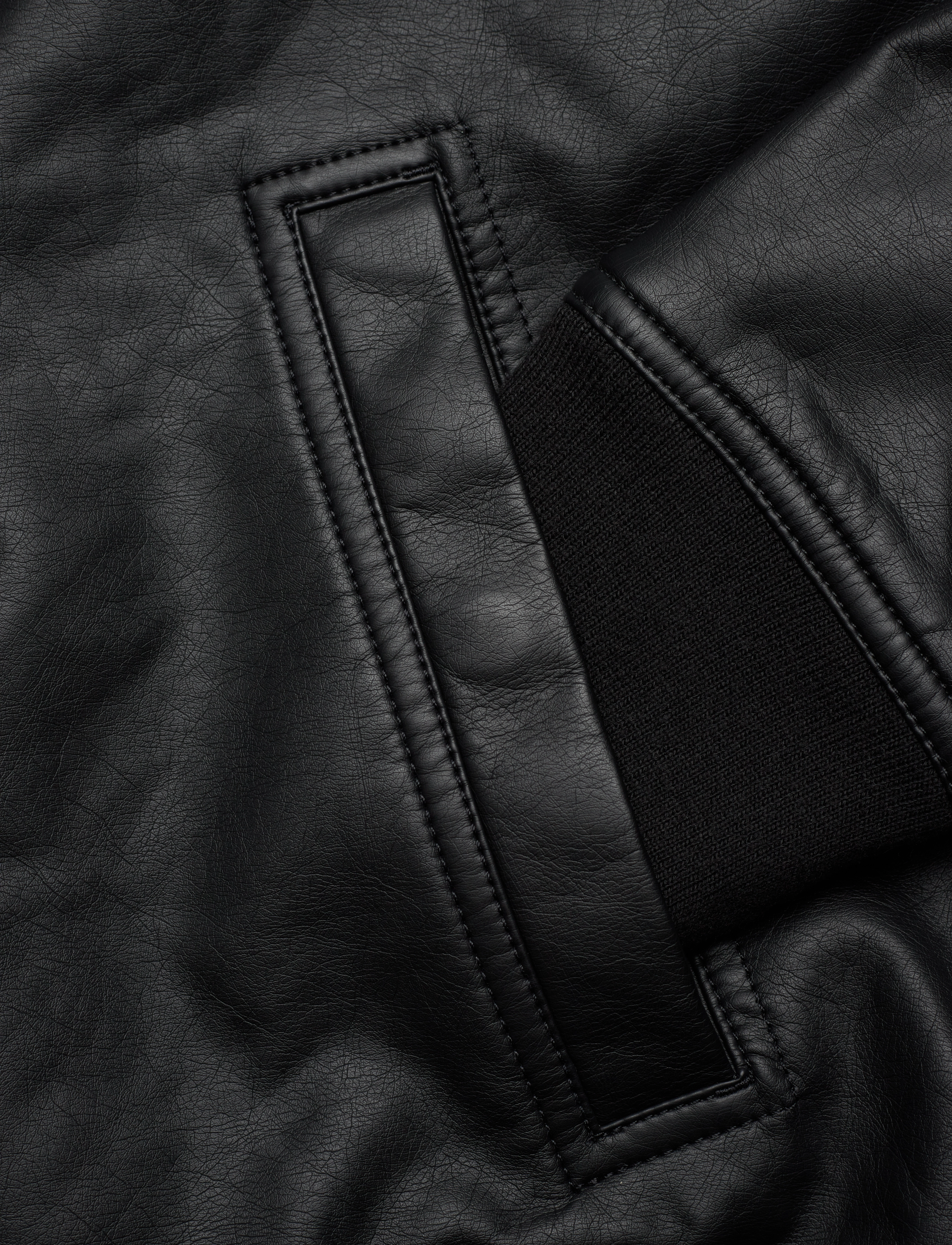 Hollister - HCo. GUYS OUTERWEAR - black leather - 3