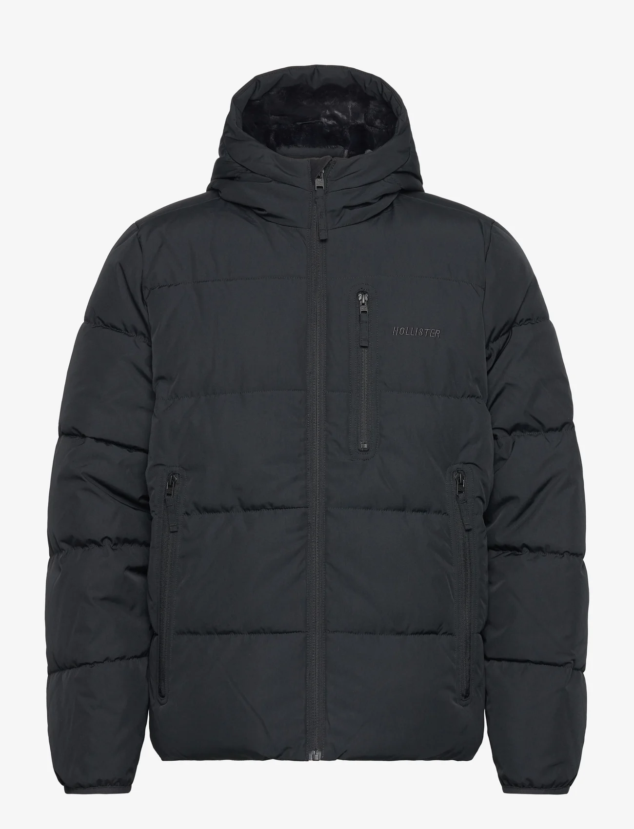 Hollister - HCo. GUYS OUTERWEAR - Žieminės striukės - black - 0