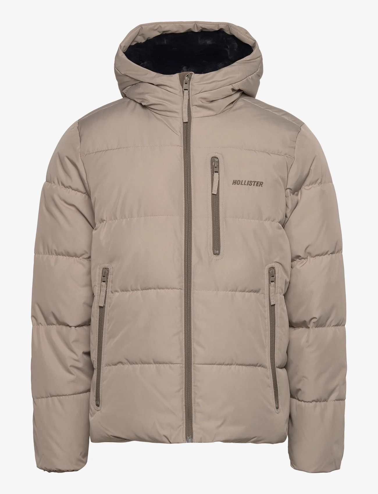 Hollister - HCo. GUYS OUTERWEAR - winter jackets - cream - 0