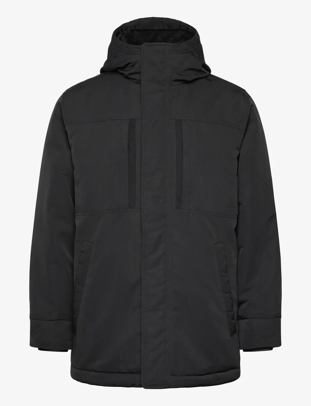 Black jacket hollister sales