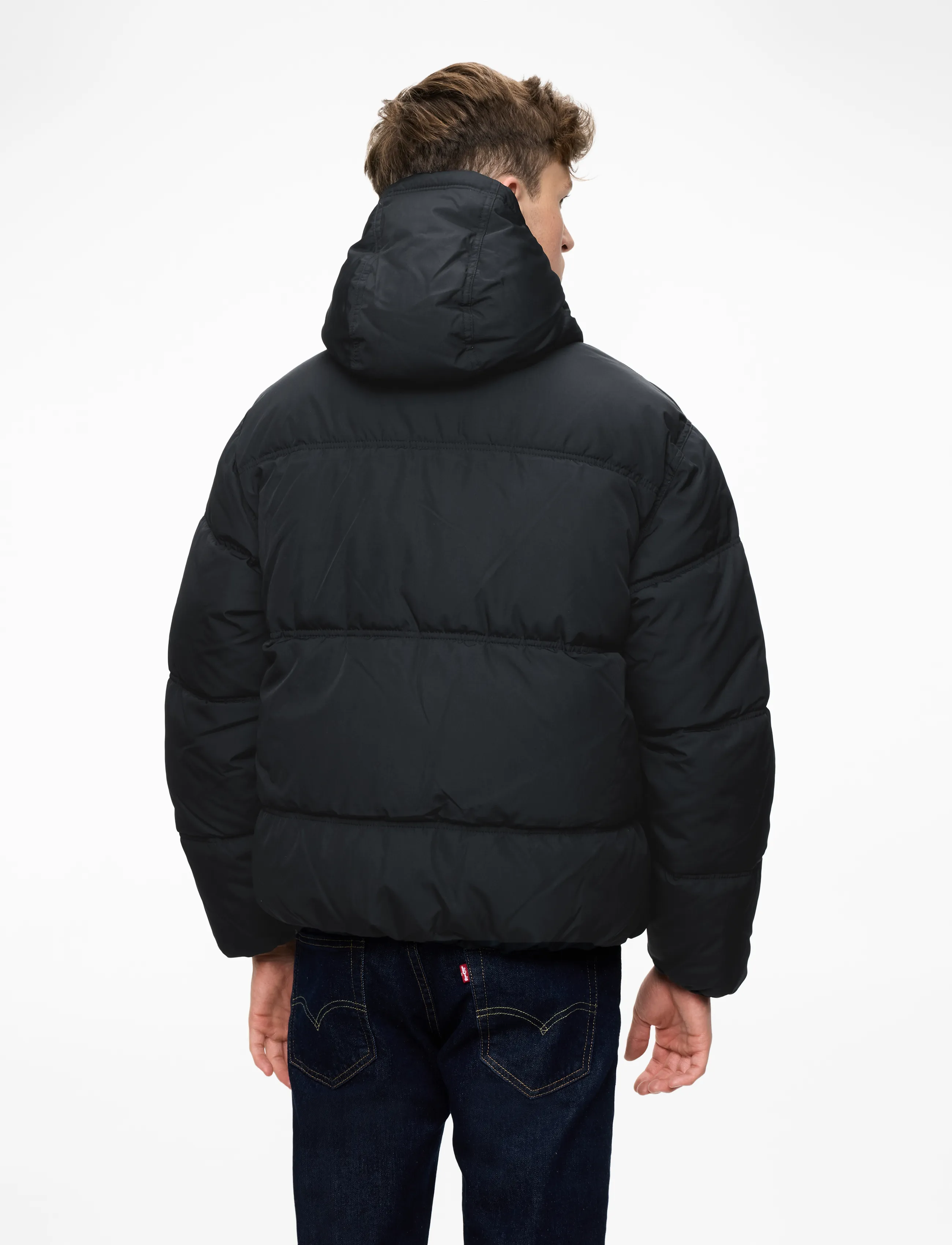 Hollister - HCo. GUYS OUTERWEAR - vinterjakker - black beauty - 4