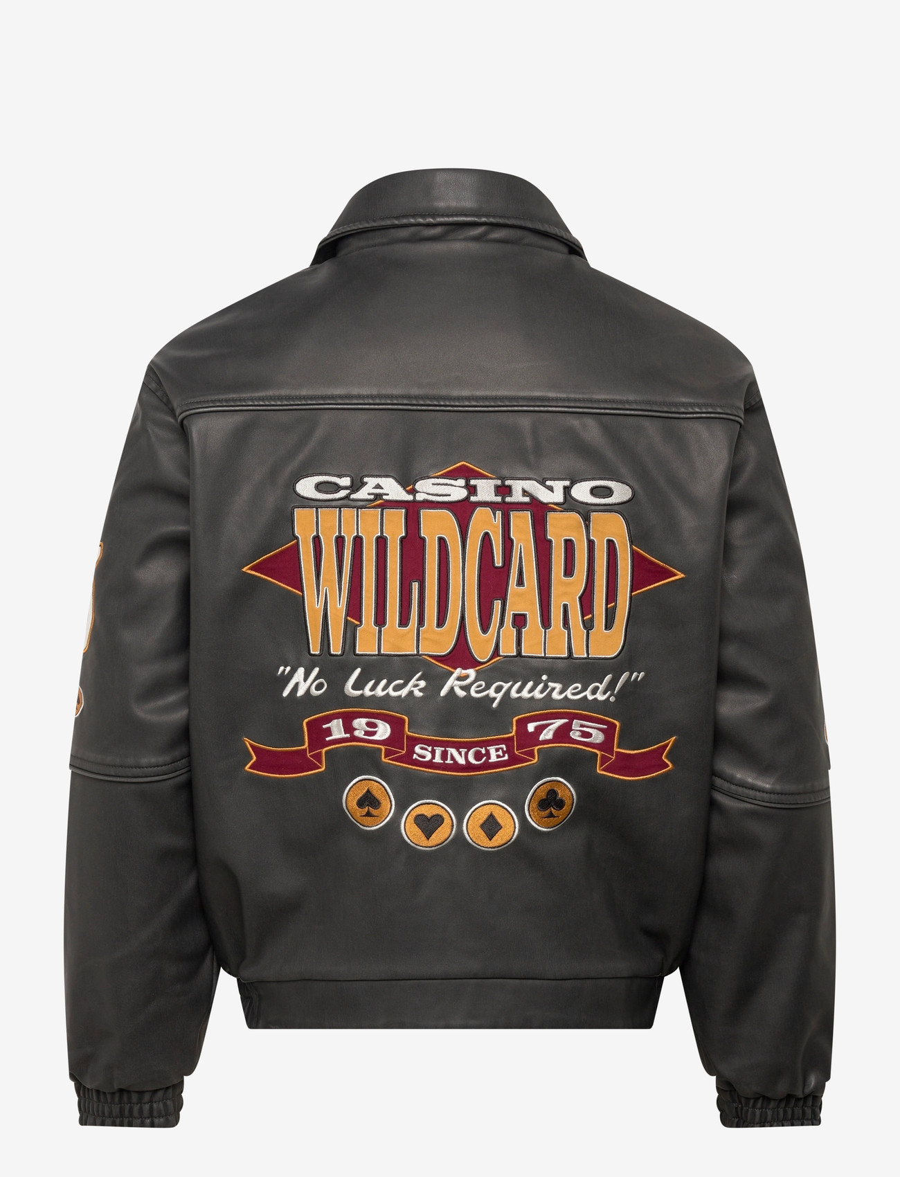 Hollister - CASINO FAUX LEATHER JACKET - herbstjacken - 900 - 1