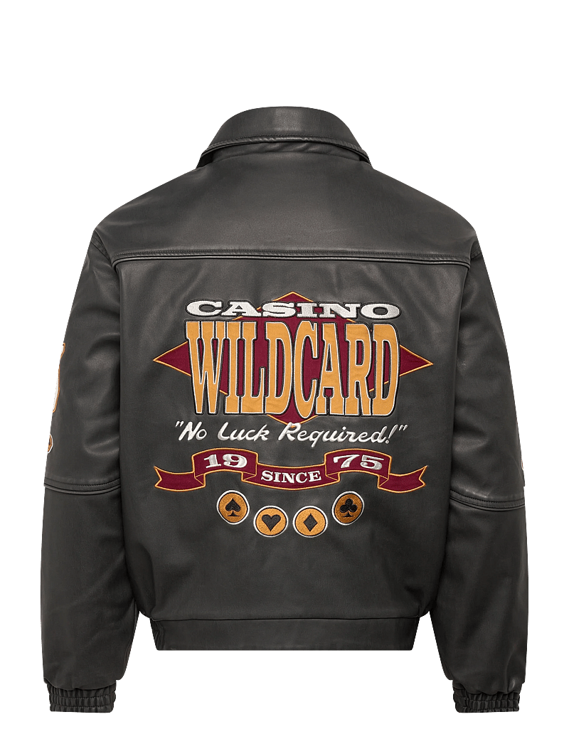 Hollister - CASINO FAUX LEATHER JACKET - herbstjacken - 900 - 1