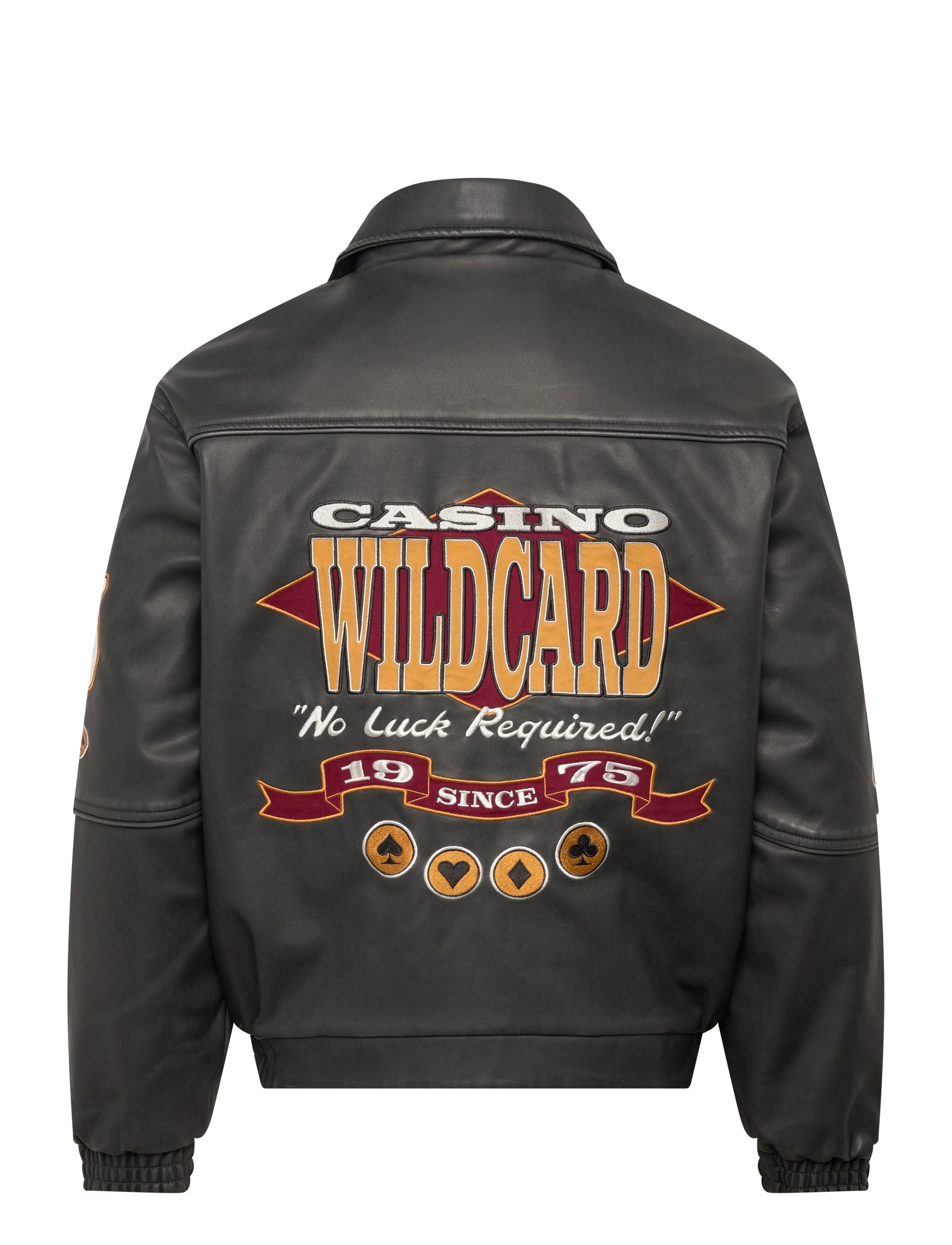 Hollister - CASINO FAUX LEATHER JACKET - 900 - 1