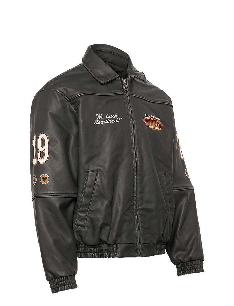 Hollister - CASINO FAUX LEATHER JACKET - herbstjacken - 900 - 3