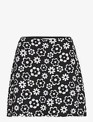 Hollister - HCo. GIRLS SKIRTS - short skirts - black retro floral - 0